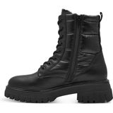 s.Oliver - 5-26243-001 - Enkellaarsjes - Zwart - Textiel/Synthetisch