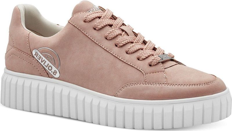 s.Oliver - Damessneaker - Zwart - Synthetisch - Lichtgewicht