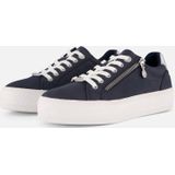 s.Oliver - Dames Sneaker - Zwart - Synthetisch Bovenwerk