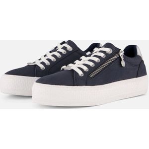 s.Oliver - Dames Sneaker - Zwart - Synthetisch Bovenwerk