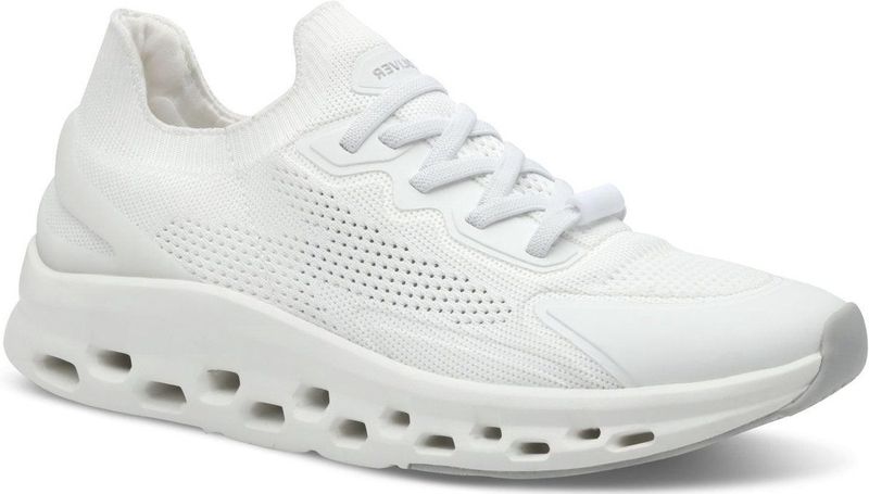 s.Oliver - Dames Sneaker - Krijt - Textiel