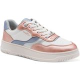 s.Oliver - Dames Sneaker - Groen - Synthetisch - Vetersluiting