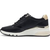 s.Oliver - Dames Sneaker - Zwart - Synthetisch