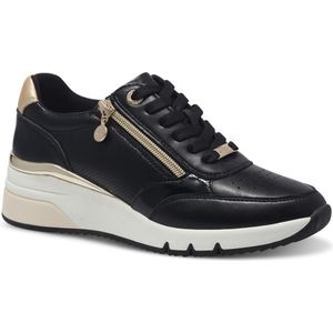 s.Oliver - Dames Sneaker - Zwart - Synthetisch