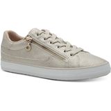 s.Oliver - Platte Sneakers - Champagne Snak - Synthetisch Materiaal