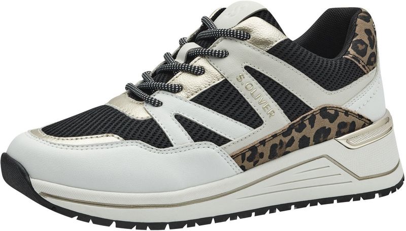 s.Oliver - 5-23626-44 - Sneakers - Wit - Textiel/Kunststof