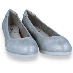 s.Oliver - Dames Wedge Pumps - Beige - Synthetisch Materiaal