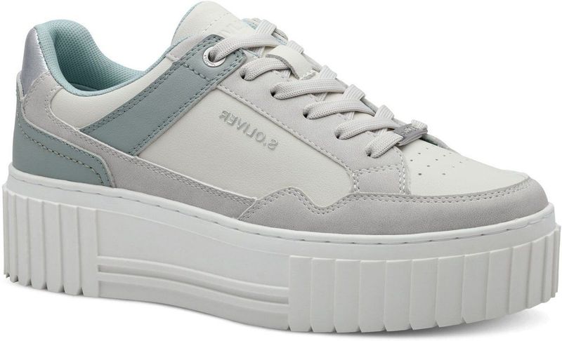 S.Oliver - Sportieve Sneakers - Zwart - Synthetisch