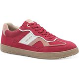 s.Oliver - Dames Sneaker - Grijs - Leer/Synthetisch - Vetersluiting