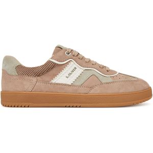 s.Oliver - Sneakers Laag - Beige Grijs Wit