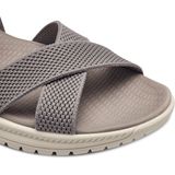 s.Oliver - 5-28601-44 - Plateausandalen - Taupe - Rood label