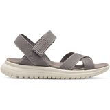 s.Oliver - 5-28601-44 - Plateausandalen - Taupe - Rood label