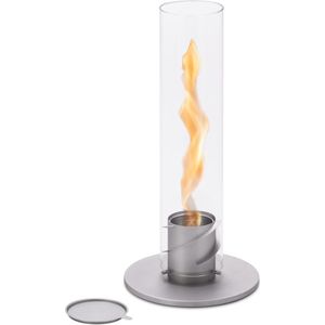 Spin - Tafelhaard - Glazen Cilinder - RVS - Bio-Ethanol
