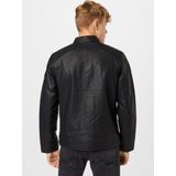 Bikerstijl - Nep-Leren Jas - Zwart - Imitatieleer
