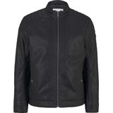 Bikerstijl - Nep-Leren Jas - Zwart - Imitatieleer