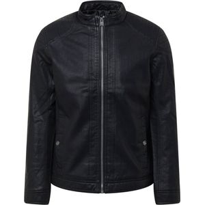 Tom Tailor - Biker - Herenjas - Zwart - 100% Polyester