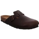 Rohde Bruine Pantoffel Leder