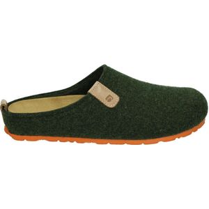 Rohde 6900 - Heren Pantoffels - Groen - Stof - Rubber Zool