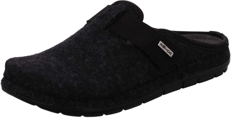 Rohde - RODIGO-H - Pantoffels - Zwart - Met Traagschuim