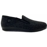 Rohde - Lillestrom - Pantoffel - Zwart - Textiel - Zachte Vachtvoering