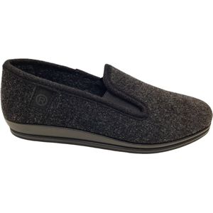 Rohde - Lillestrom - Pantoffels - Zwart - Loden - Gevoerd met Schaapswol