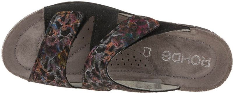 Rohde - 1403 Slippers - Zwart - Gezondheidsslippers