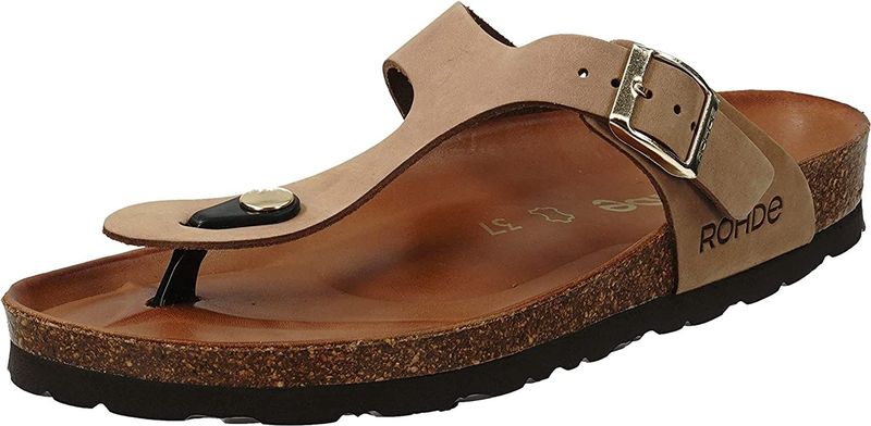 Rohde - Alba - Slipper - Nature - 100% Nubuckleer - 100% Rubber