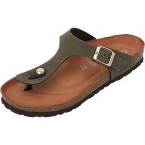 Rohde - Alba - Slipper - Olive - Nubuckleer - Rubber