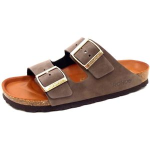 Rohde - Alba - Slipper - Mocca - 100% Nubuckleer