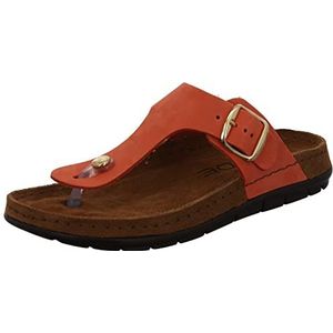 Rohde - Muiltjes - Zwart - Leder - Met Verstelbare Snelsluiting