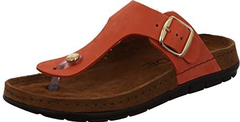 Rohde - Muiltjes - Zwart - Leder - Met Verstelbare Snelsluiting