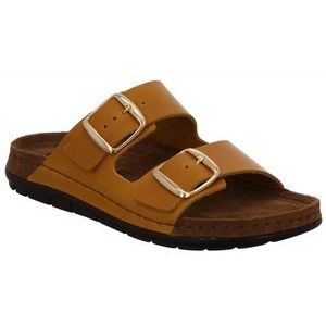 Rohde - Rodigo - Slipper - Geel - Leder - Rubber Zool