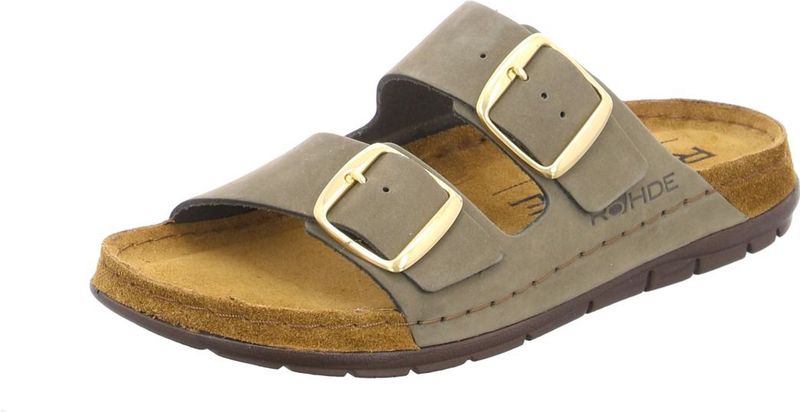 Rohde - Rodigo - Slipper - Olive - Leder - Rubber