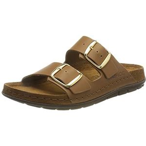 Rohde RODIGO-D damessandalen, slippers, zomerschoenen, vrijetijdsschoenen, 76 Cuoio, 35 EU