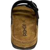 Rohde - Rodigo - Slipper - Black - Leder - Rubber Zool