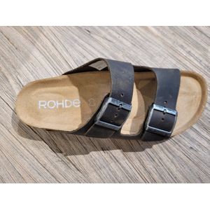 Rohde Grado slippers voor dames, 61 Olive, 42 EU