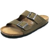 Rohde - Grado - Slipper - Olive - 100% Leer - Verstelbare Gespsluitingen