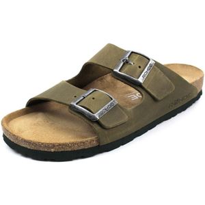 Rohde - Grado - Slipper - Olive - 100% Leer - Verstelbare Gespsluitingen