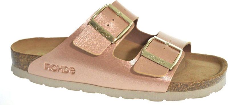 Rohde - Alba - Slipper - Salmon - Synthetisch - Rubber Zool