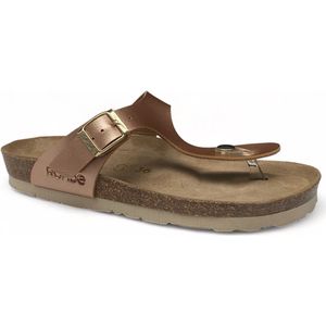 Rohde - Alba 5600 - Slipper - Salmon - Synthetisch Materiaal, Rubberen Zool, Wijdtemaat G