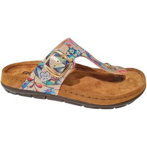 Rohde - 5859 Rodigo - Slipper - Goud - Nubuk Leer - Rubber Zool