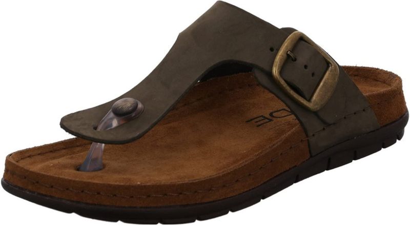 Ultrazachte - Geheugenzool - Gezondheidsslippers - Olijf