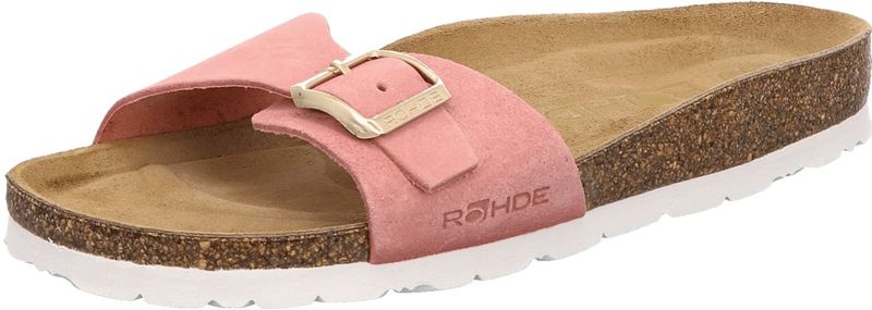 Rohde - Slippers - Rosé - Soft Voetbed - Gespsluiting