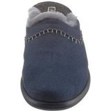 Rohde - 2510 - Dames Pantoffels - Blauw - Suède - Vachtgevoerd