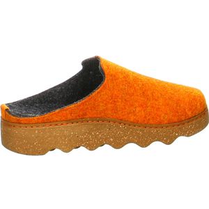 Rohde Foggia-D damespantoffels, slippers, vilten pantoffels, behaaglijk warm, warm gevoerd, oranje, 41 EU