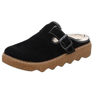 Rohde pantoffels dames Foggia 6123, grootte:40, kleur:Zwart