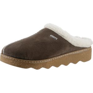 Rohde - FOGGIA-D - Pantoffel - Donkerbruin - Schapenvacht - Uitneembare Binnenzool