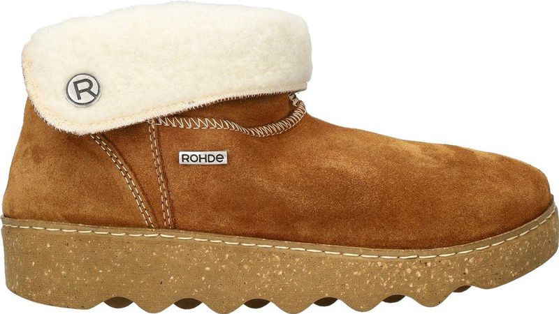 Rohde - 6125 Pantoffels - Cognac - Leer