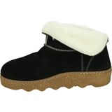Rohde 6128 - Pantoffels - Zwart - Nubuck - Vachtgevoerd