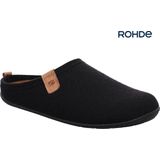 Rohde tivoli-h heren pantoffels, zwart.